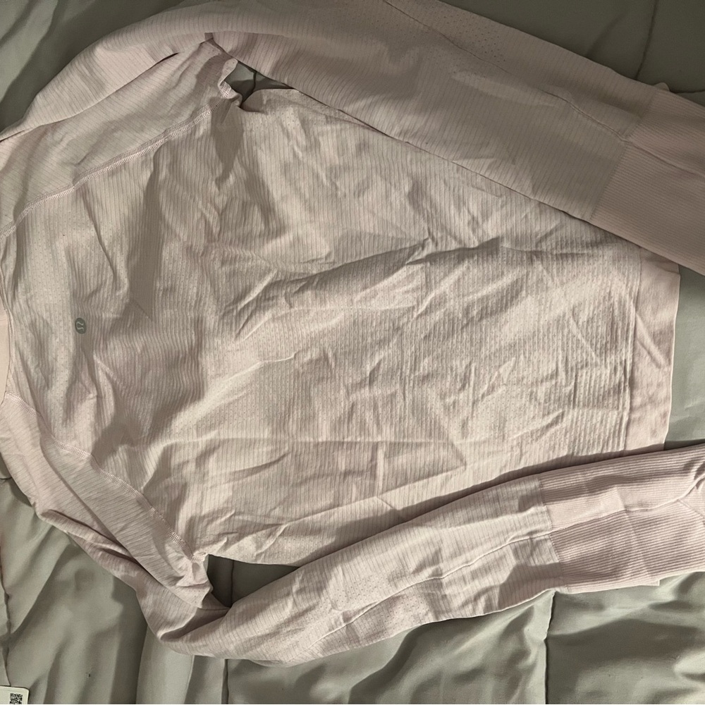 Lululemon Light Pink Long Sleeve Swiftly Top
